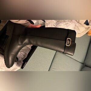 Coach Black Leather Women's Bag